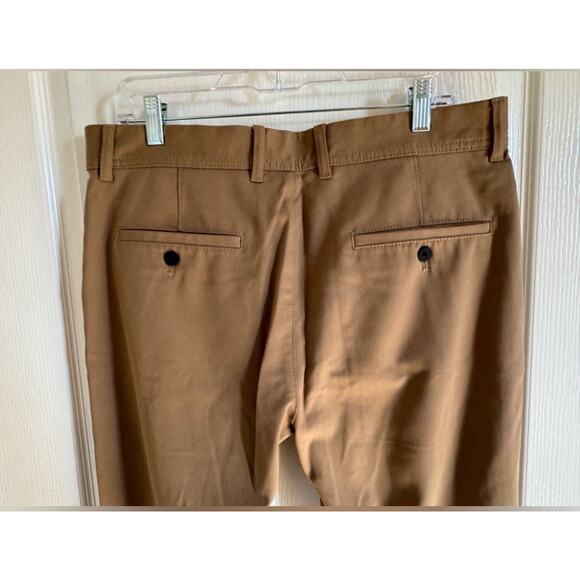 ZARA Melange Pant Slim Bi-Stretch Men's 34 Tan Khaki Dress Pants 34x29 - Picture 7 of 7